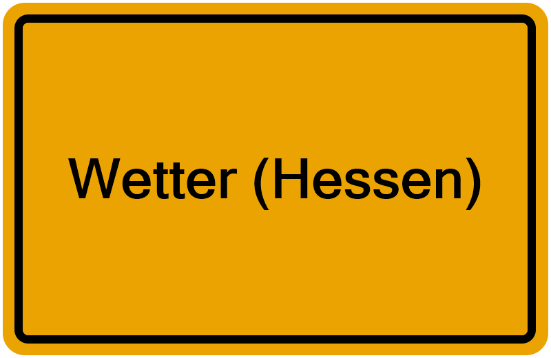 Handelsregister Wetter (Hessen)